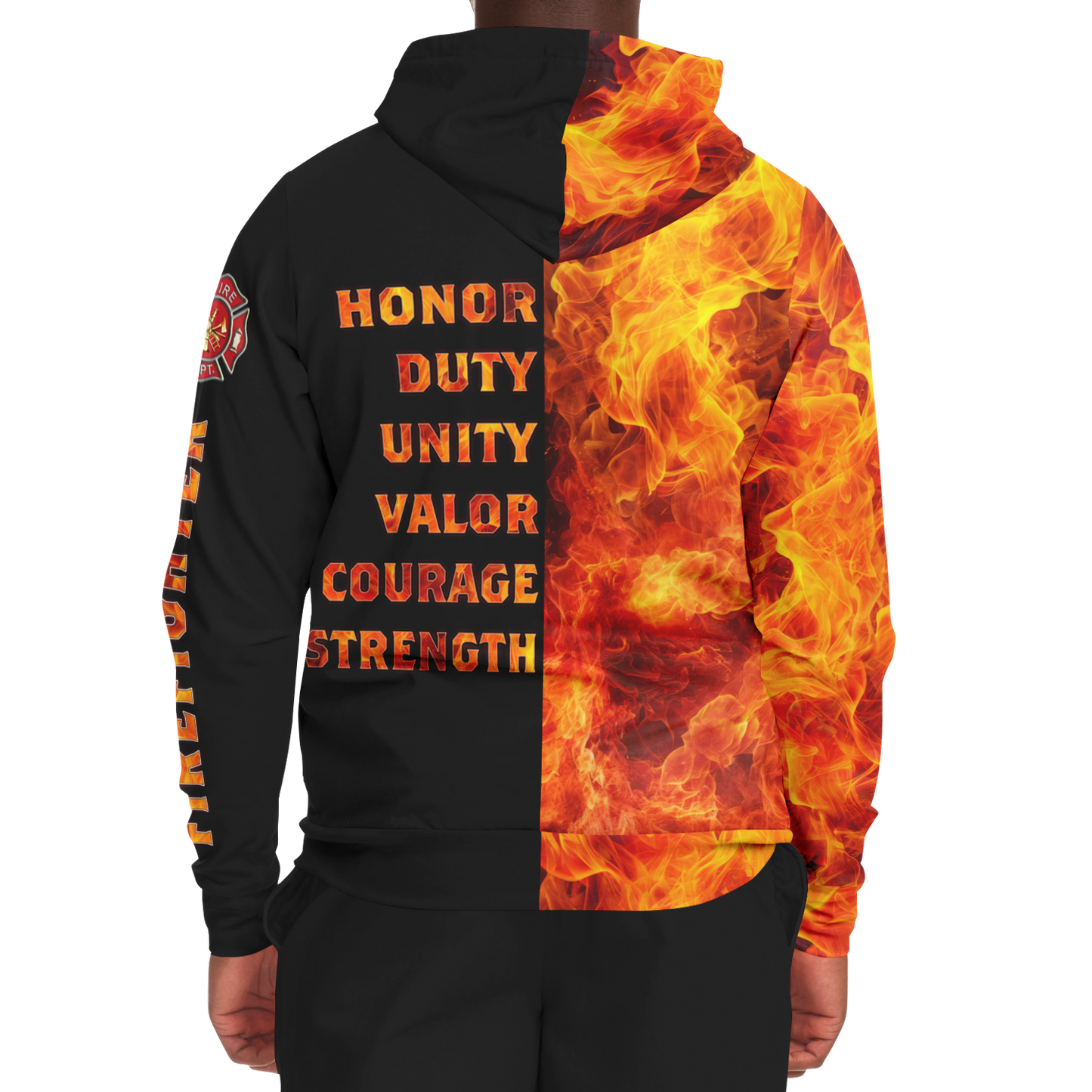 Into the Fire - Athletic Hoodie