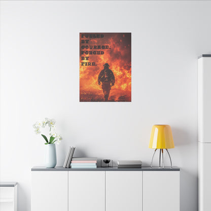 Forged by Fire - Stretched Canvas